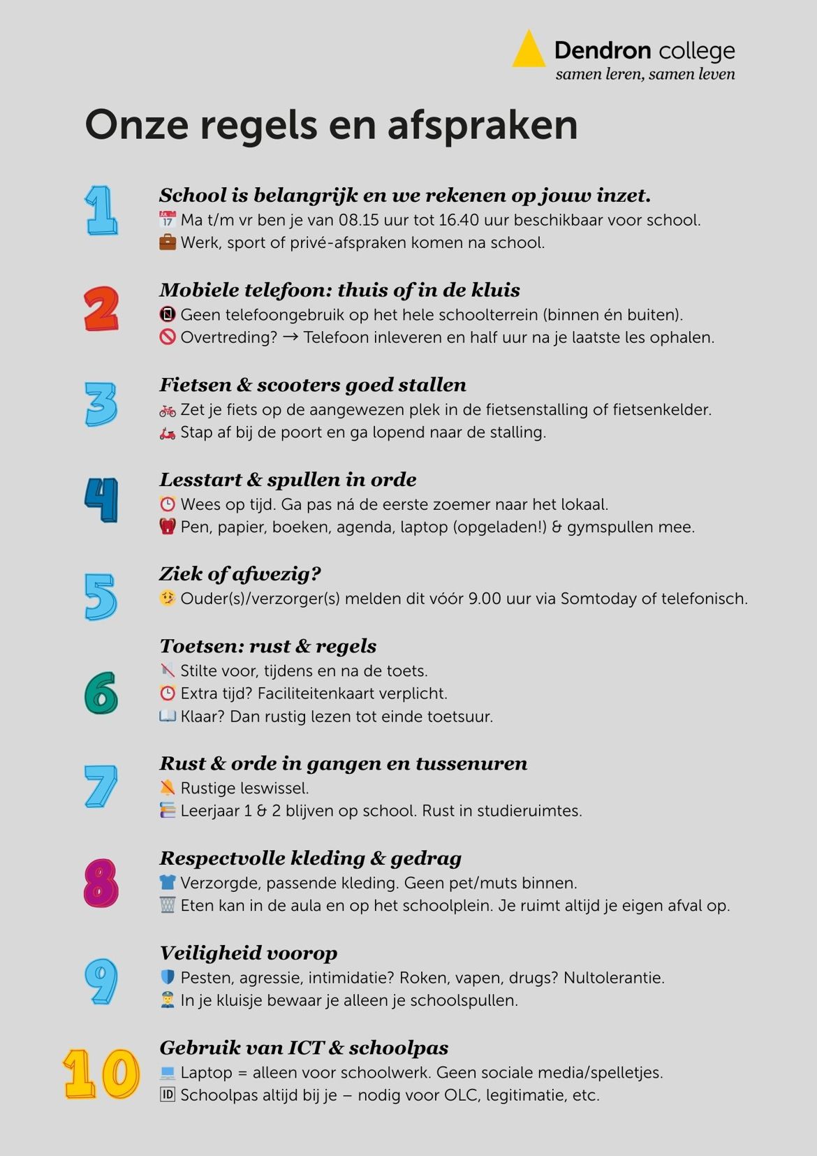 Schoolregels 250825